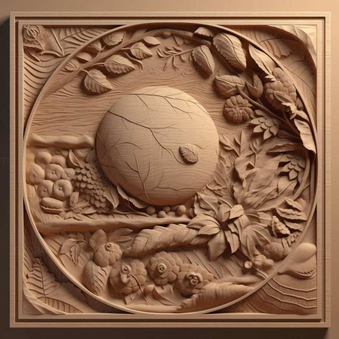 Patterns and decorations (stl earth tones 1, PATTERN_569) 3D models for cnc